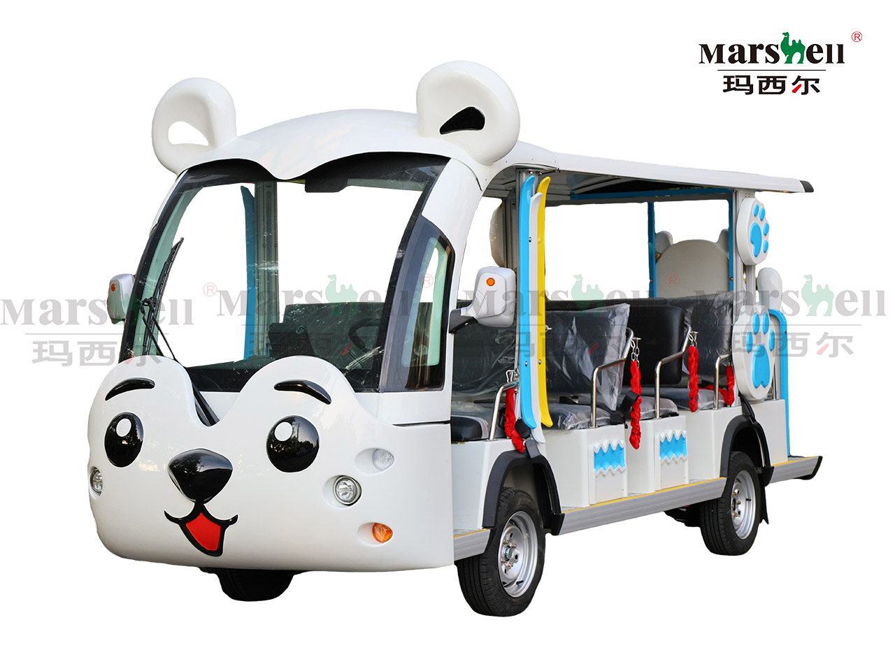 北極熊主題造型電動(dòng)觀光車