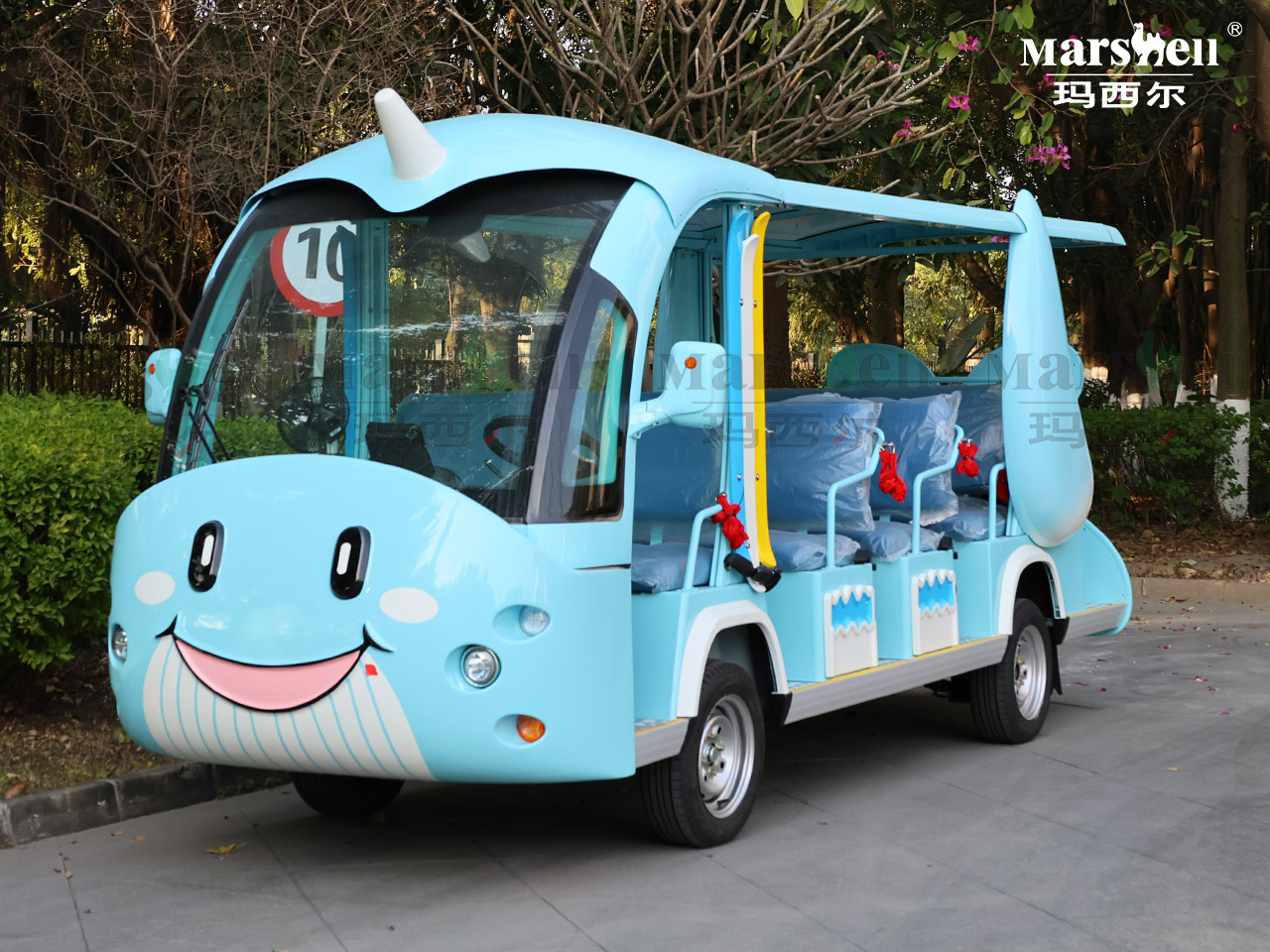 鯤主題造型電動(dòng)觀光車