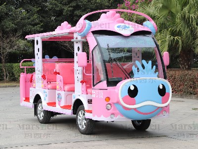 珊瑚造型電動觀光車