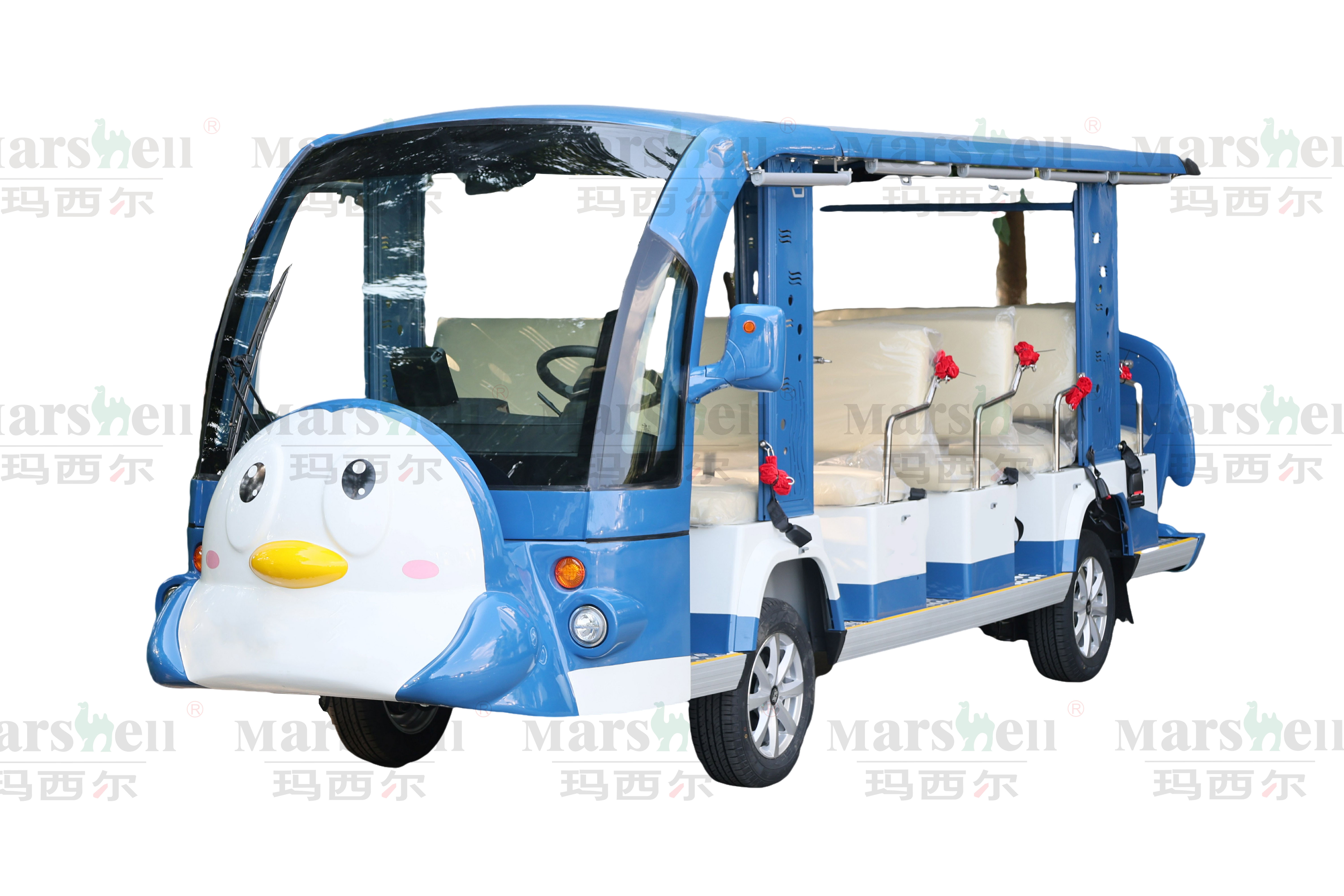 企鵝主題造型電動(dòng)觀光車