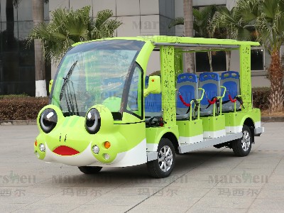 青蛙主題造型電動(dòng)觀光車