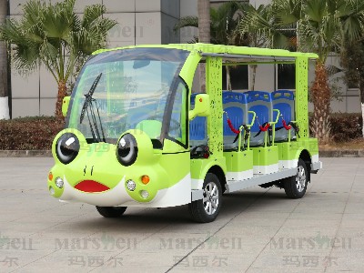 青蛙主題造型電動(dòng)觀光車