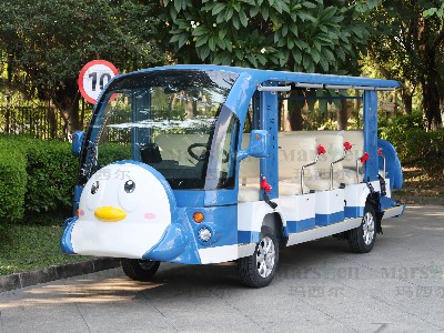 企鵝造型電動(dòng)觀光車