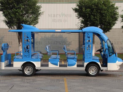 海豚主題造型電動觀光車