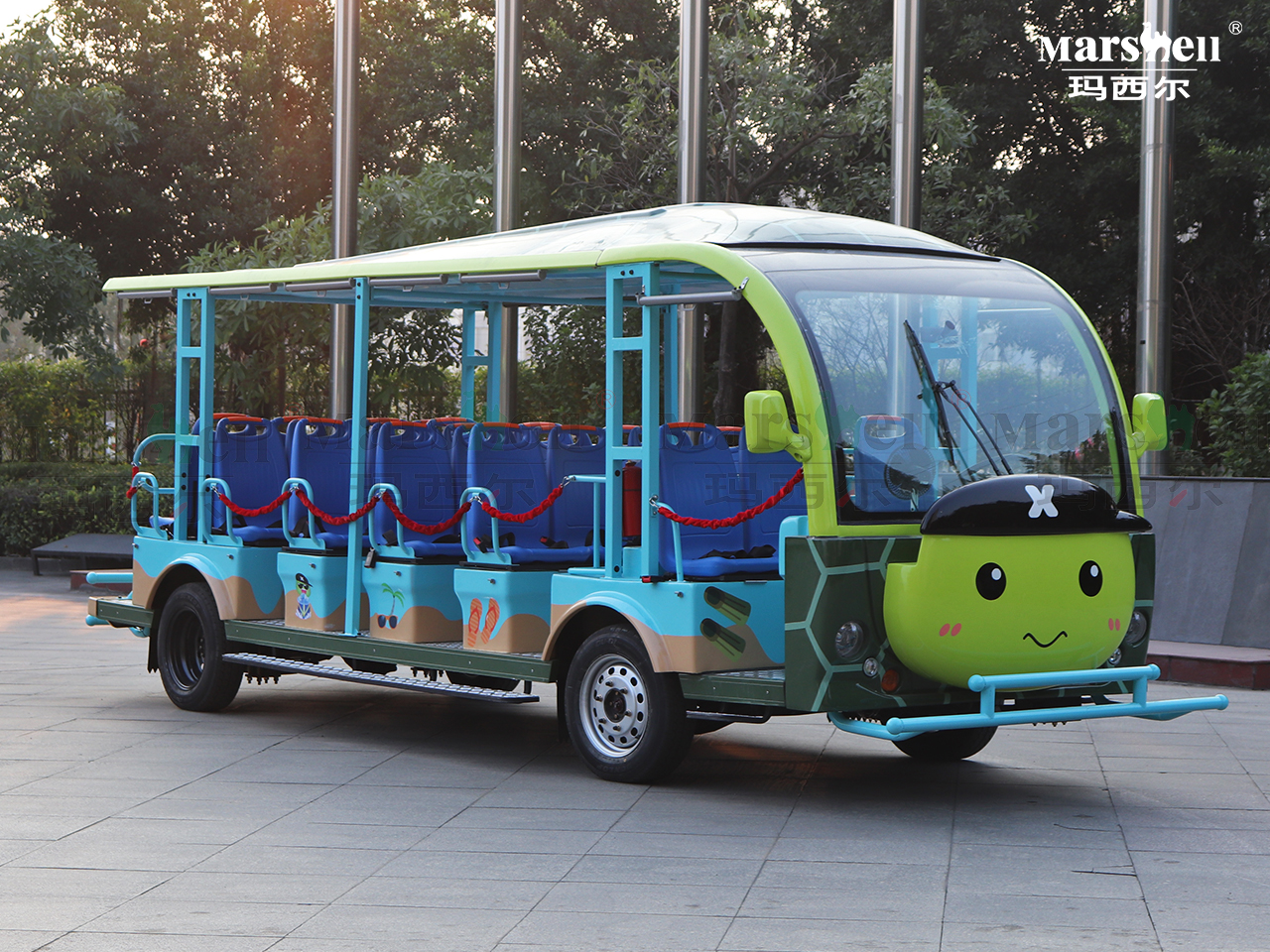 烏龜主題造型電動觀光車