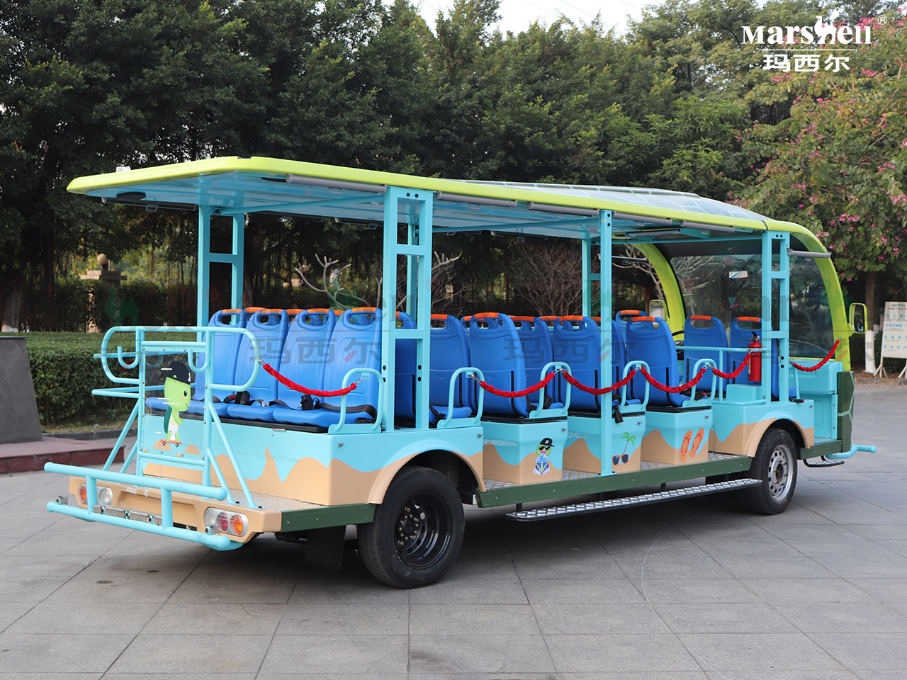 烏龜主題造型電動觀光車
